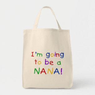 Kommer att bli en Nana - Primary Färg Tshirts Tygkasse