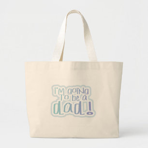 Kommer att bli en Pappa Tshirts och gåvor Jumbo Tygkasse