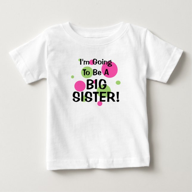 Kommer att bli en stor SISTER! Tee Shirt (Framsida)