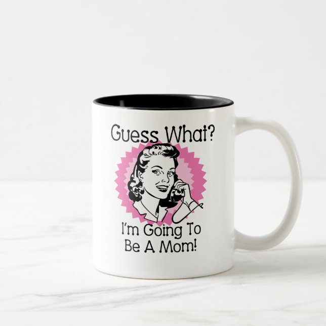 Kommer att bli Mamma Rosa Två-Tonad Mugg (Höger)