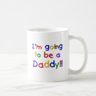 Kommer att bli Pappa-primär Färg Kaffemugg