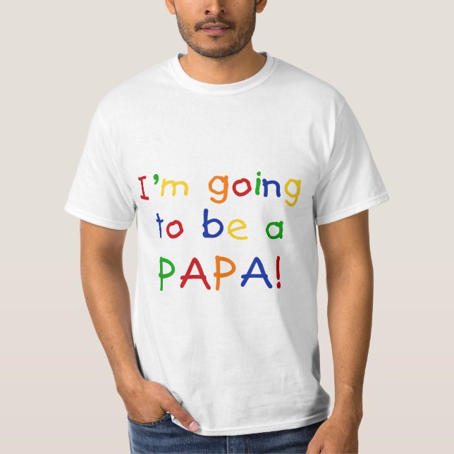 Kommer att bli Pappa - primärt Färg Tröja (Framsida)