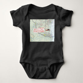 Kommer att flyga till Food Baby Bodykosten T Shirt