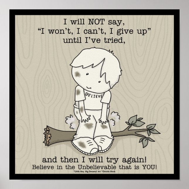 Kommer att försöka igen poster (Framsidan)