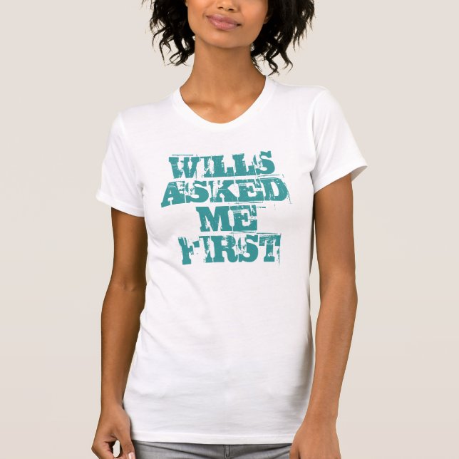 KOMMER ATT FRÅGA MIG FÖRST T-SHIRT (Framsida)