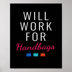 Kommer att fungera för handväskor Mode Poster