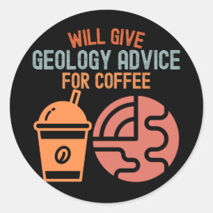 Kommer att ge geologiska råd för kaffe runt klistermärke