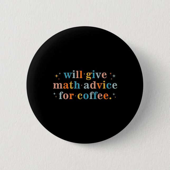 Kommer att ge matte-råd för kaffe Matematik tillba Knapp (Framsida)