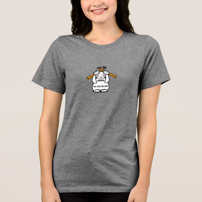 Kommer att kämpa för Sushi Tee Shirt (Framsida)