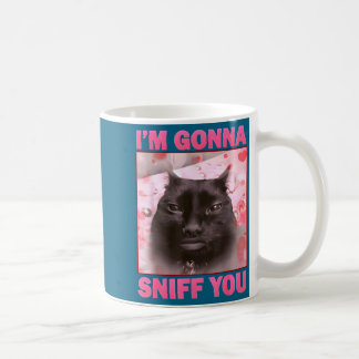 Kommer att lukta på roliga hjärnråttor katter meme kaffemugg