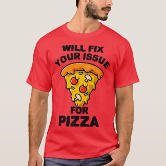 Kommer att reda ut problemet med Pizza Eating Pizz T Shirt
