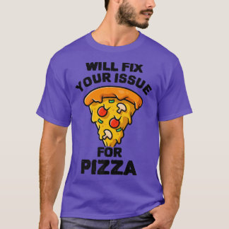 Kommer att reda ut problemet med Pizza Eating Pizz T Shirt