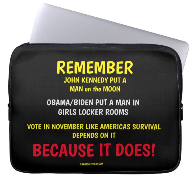 KOMMER ATT RÖSTA LAPTOP FODRAL (Framsidan)