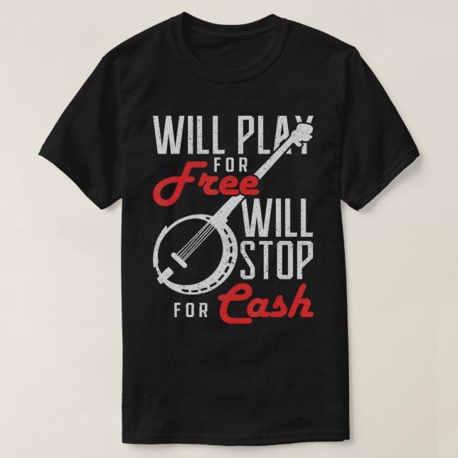 Kommer att spela för fritt spelrum - stopp för Pen T Shirt (Design framsida)