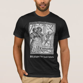 Kommer att tjata om matbiljetter (gammal engelsk t shirt