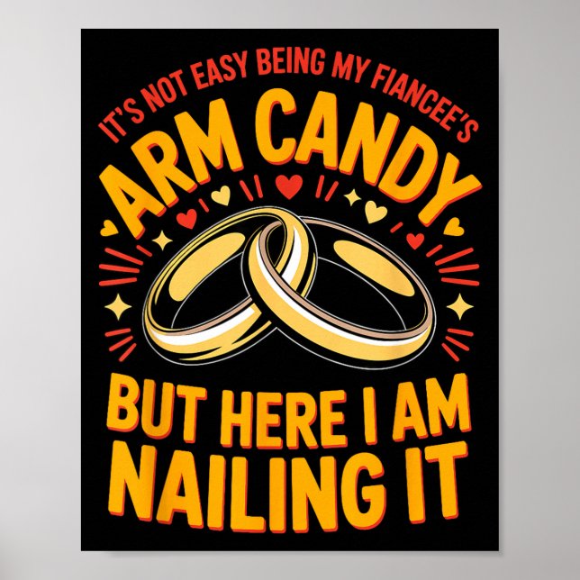 Kommer att vara armprydnad förlovning fästman par  poster (Framsidan)