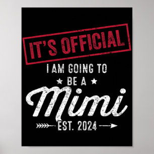 Kommer bli en Mimi First Mors dag New Grandma Poster