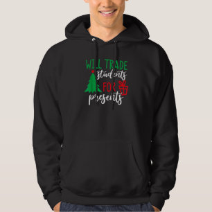 Kommer Byta Studenter Mot Presenter Julgran Jul Lä Hoodie