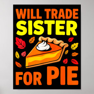 Kommer Byta Systern Mot Paj T-Shirt Barn Syskon Ta Poster