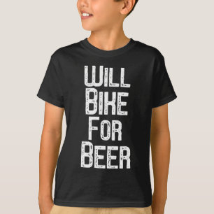 Kommer cykla för öl T-shirt Rollig mountainbike Dr