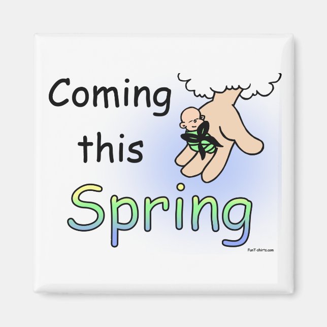 Kommer den här Vår-magneten Magnet (Framsidan)