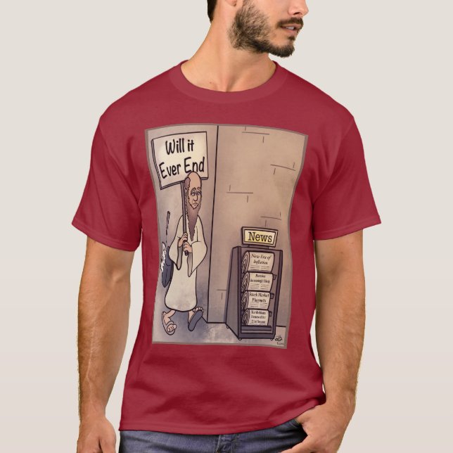 Kommer det någonsin att sluta Maroon Manar-Shirt? T Shirt (Framsida)