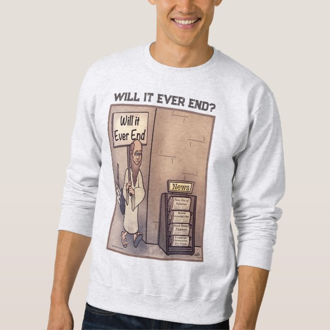 Kommer det någonsin att sluta med Manar Ash Sweats Lång Ärmad Tröja (Framsida)