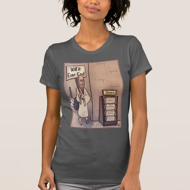Kommer det någonsin att stoppa Grått Women's T-Shi T Shirt (Framsida)