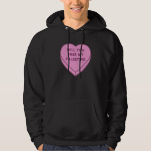 Kommer du att befria mitt Palestina? Cute Candy He Hoodie