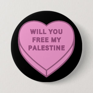 Kommer du att befria mitt Palestina? Cute Candy He Knapp