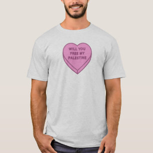 Kommer du att befria mitt Palestina? Cute Candy He T Shirt