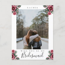 Kommer du att bli min bild av Blommigten Bridesmai
