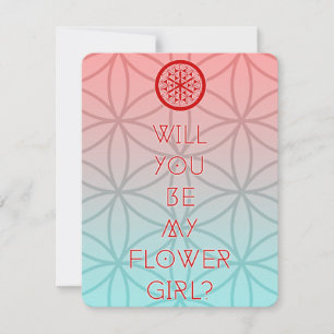 Kommer du att bli min blomma i helig? inbjudningar