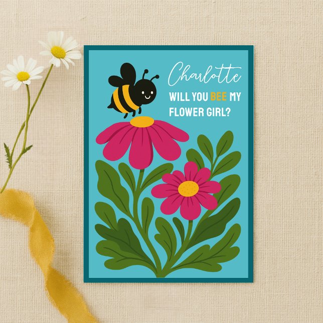 Kommer du att bli min Blommigt för Flower Girl Cut Kort (Skapare uppladdad)