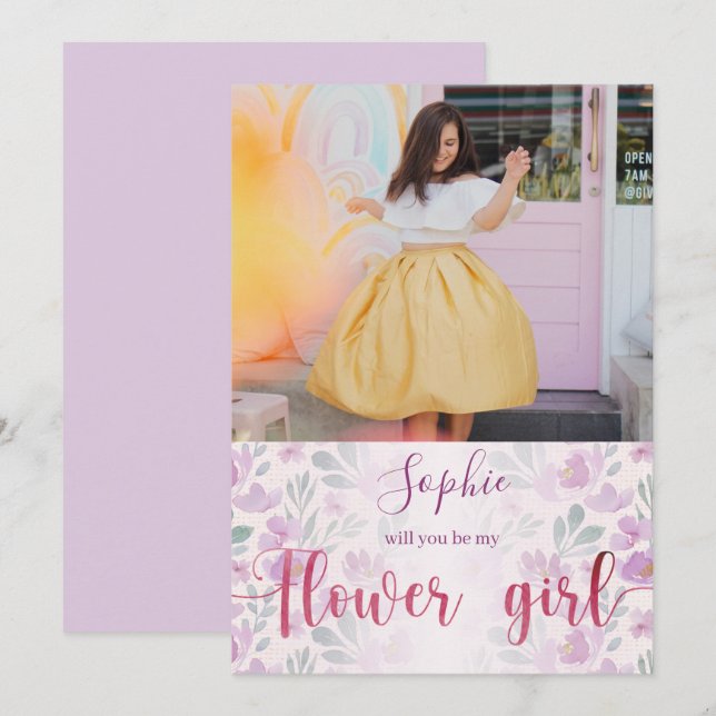 Kommer du att bli min Blommigt för ungdom? (Fram/baksida)