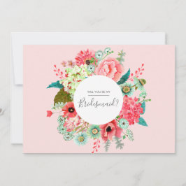 Kommer du att bli min Bridesmaid? | Bjud in vykort