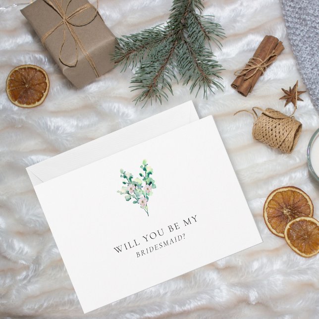 Kommer du att bli min Bridesmaid? Blommigtens plat (Skapare uppladdad)