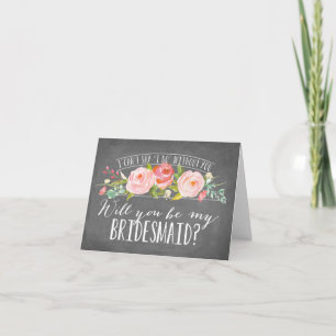 Kommer du att bli min bridesmaid?   Bridesmaid Inbjudan