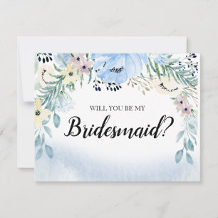 Kommer du att bli min bridesmaid?   Bridesmedalkor Inbjudningar