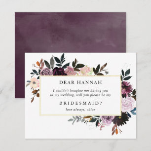 Kommer du att bli min bridesmaid? Bridesmedalkor Inbjudningar