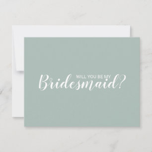 Kommer du att bli min Bridesmaid? Brudens sida Fri Inbjudningar