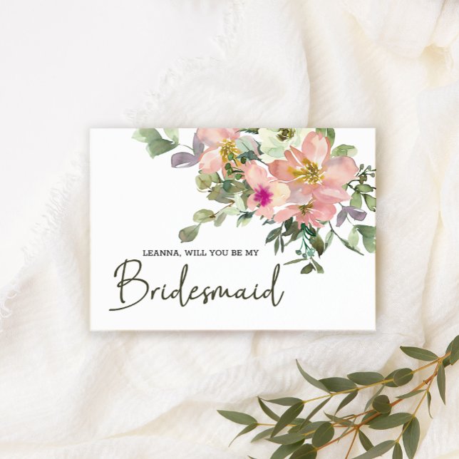 Kommer du att bli min bridesmaid Eggshell och  (Skapare uppladdad)