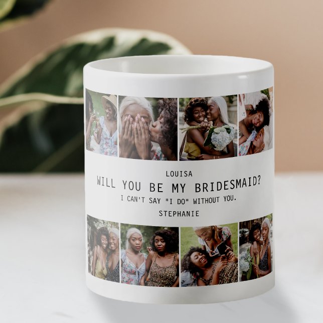 Kommer du att bli min Bridesmaid? | Fotoruterkeeps Kaffemugg (Skapare uppladdad)