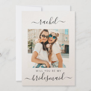 Kommer du att bli min Bridesmaid? Frieri bröllopsf Kort