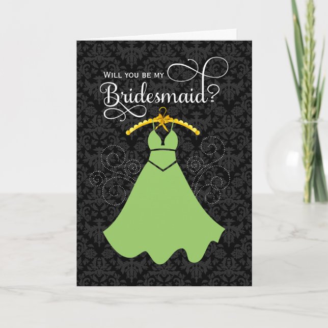 Kommer du att bli min Bridesmaid? Inbjudan (Framsida)