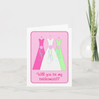 Kommer du att bli min Bridesmaid? Inbjudan