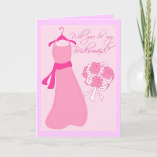 Kommer du att bli min Bridesmaid? Inbjudan
