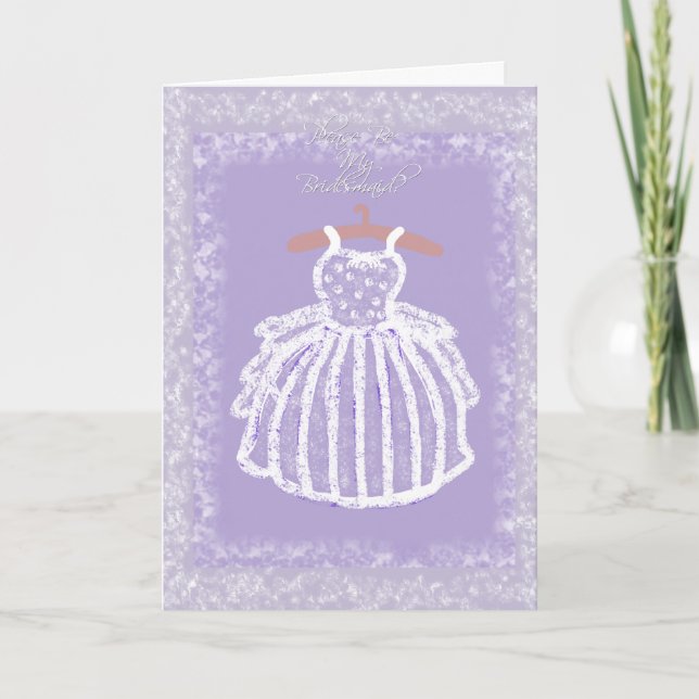 Kommer du att bli min Bridesmaid? Inbjudan (Framsida)