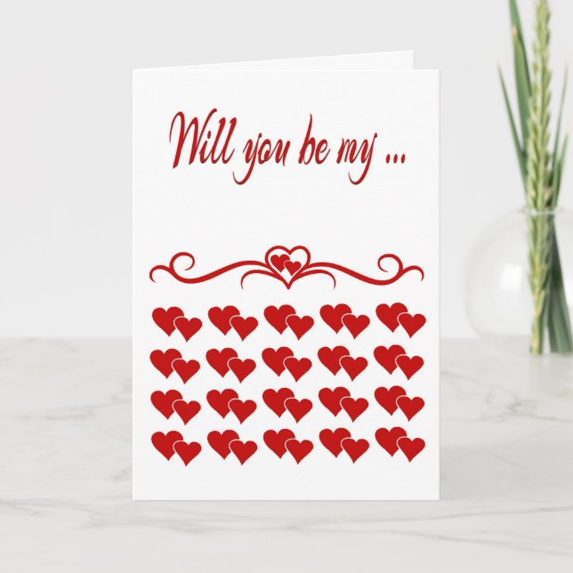 Kommer du att bli min Bridesmaid? Inbjudan (Framsida)