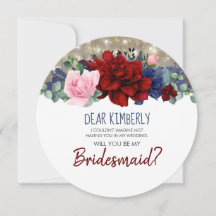 , kommer du att bli min bridesmaid